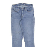 LEVI'S 711 Womens Slim Blue Denim Medium Wash W27 L28 Slim Fit Zip Jeans
