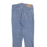 LEVI'S 711 Womens Slim Blue Denim Medium Wash W27 L28 Slim Fit Zip Jeans