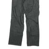 Womens Relaxed Fit Blue Jeans Cotton Blend Button W34 L32 Casual Comfortable