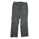 Womens Relaxed Fit Blue Jeans Cotton Blend Button W34 L32 Casual Comfortable