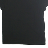 CHAMPION Womens Black Graphic T-Shirt M Short Sleeve Crew Neck Cotton