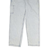 PSO BRAND Mens Jeans Light Blue Regular Straight Denim Rinse W37 L31 Casual