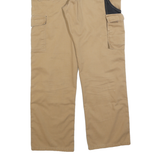 DICKIES Mens Regular Fit Beige & Black Workwear Trousers W32 L32 Durable Cotton