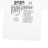 GILDAN Womens White & Pink Knockouts Softball Graphic T-Shirt XL Short Sleeve