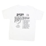 GILDAN Womens White & Pink Knockouts Softball Graphic T-Shirt XL Short Sleeve