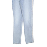 LEVI'S Womens Slim Light Blue Denim Slim Jeans W28 L30 Side Stripe Detail