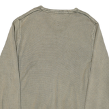 TOMMY HILFIGER Mens Beige Plain V Neck Basic Knit XL Cotton Blend Jumper