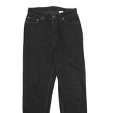 LEVI'S 512 Tapered Womens Jeans Black Slim Denim W28 L30 Classic Zip Fastening