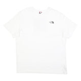 THE NORTH FACE Mens White XL Graphic T-Shirt Short Sleeve Crew Neck Logo Print