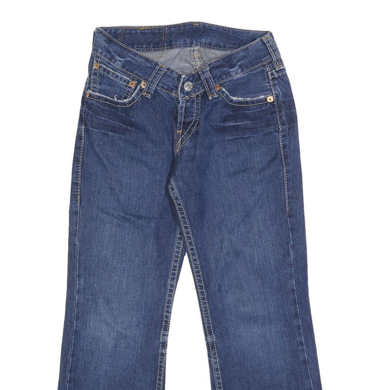 LEVI'S 927 Mens Jeans Blue Regular Flared Denim Medium W30 L27 Zip Closure