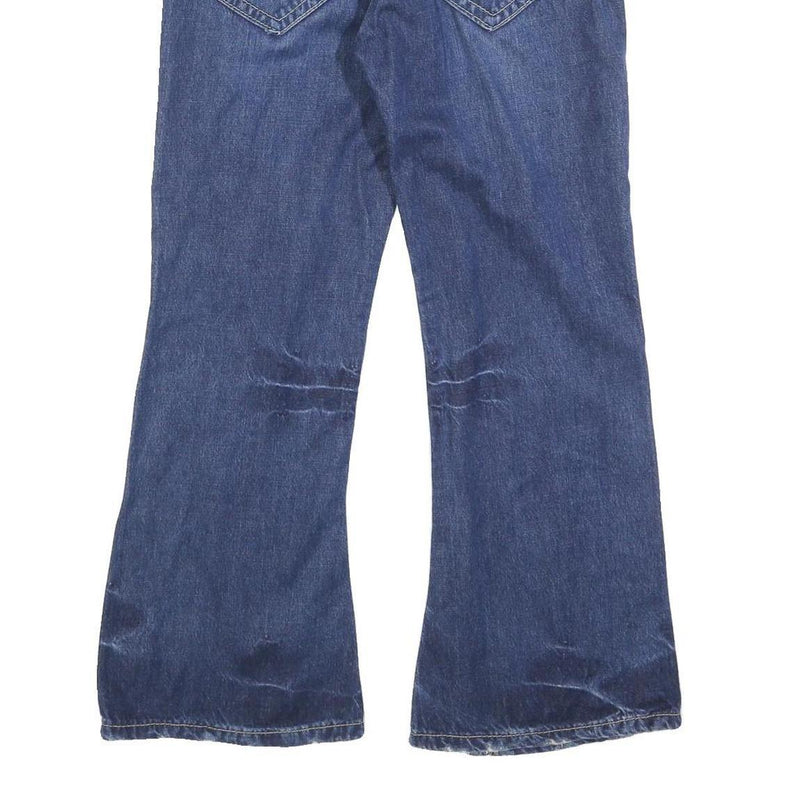 LEVI'S 927 Mens Jeans Blue Regular Flared Denim Medium W30 L27 Zip Closure