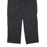 DICKIES Mens Regular Black Cargo Trousers W33 L30 Cotton Blend Zip Pocket