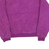 COLUMBIA Womens Purple Patterned Jumper Crew Neck Basic Knit L Outdoor Fleece