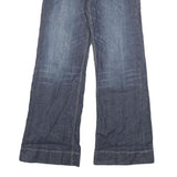 AMERICAN EAGLE Womens Loose Blue Denim Medium W32 L31 Cotton Blend Zip Jeans