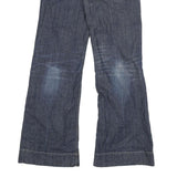 AMERICAN EAGLE Womens Loose Blue Denim Medium W32 L31 Cotton Blend Zip Jeans
