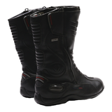 VANUCCI Biker Boots Black Leather Womens UK 7