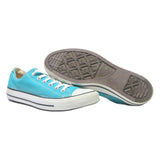 CONVERSE Chuck Taylor All Star Womens Low Top Trainers Blue Canvas UK 8