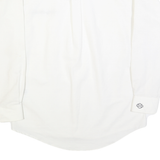 HARLEY DAVIDSON Mens White Button-Down Shirt S Cotton Logo Casual