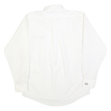 HARLEY DAVIDSON Mens White Button-Down Shirt S Cotton Logo Casual