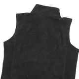 WOOLRICH Womens Black Sleeveless Zip Jacket L Polyester Blend Casual Outerwear