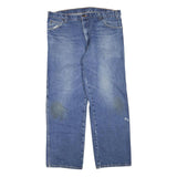 DICKIES Mens Regular Blue Denim Jeans W36 L30 Classic Zip Cotton Blend Workwear