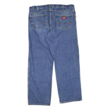 DICKIES Mens Regular Blue Denim Jeans W36 L30 Classic Zip Cotton Blend Workwear