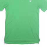 CHAPS Mens Green Polo Shirt S Short Sleeve Cotton Basic Casual