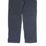 CARHARTT Mens Cotton Navy Regular Straight Trousers W40 L36 Workwear Zip Closure