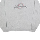 B WEAR Mens Grey XL Ohio State Crew Neck Cotton Blend Sweatshirt