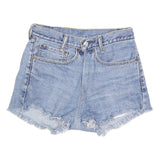LEVI'S Womens Denim Blue Cut-Off Shorts S W28 Casual Summer Style