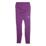 NIKE Womens Joggers Purple Slim Tapered XS W22 L27 Performance Sportswear