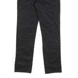 LEVI'S Mens Black Slim Straight Cotton Trousers W31 L32 Zip Closure