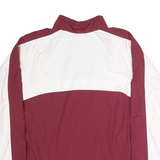 NIKE Womens Maroon & White NM State Zip Jacket XL Polyester Blend Athletic