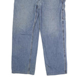 CARHARTT Mens Blue Regular Fit Straight Denim Jeans W36 L29 Durable Casual