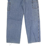 CARHARTT Mens Blue Regular Fit Straight Denim Jeans W36 L29 Durable Casual