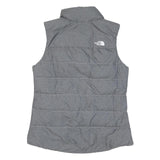 THE NORTH FACE Womens Grey Gilet S Polyester Blend Puffer Quilted Outdoor Vest