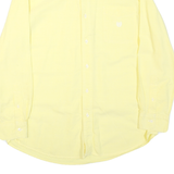 CHAPS Mens Yellow Button-Down Shirt L Cotton Blend Classic Fit Casual