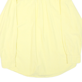 CHAPS Mens Yellow Button-Down Shirt L Cotton Blend Classic Fit Casual