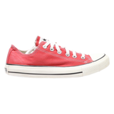 CONVERSE Chuck Taylor All Star Low Top Trainers Red Canvas Womens UK 6