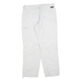 SCHOFFEL Womens White Regular Fit Straight Leg Trousers W34 L30 Outdoor Casual