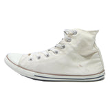 CONVERSE Chuck Taylor All Star Womens High Top Trainers White Cotton Blend UK