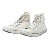 CONVERSE Chuck Taylor All Star Womens High Top Trainers White Cotton Blend UK