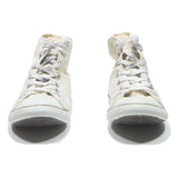 CONVERSE Chuck Taylor All Star Womens High Top Trainers White Cotton Blend UK