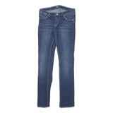 LEVI'S Womens Slim Skinny Blue Denim Medium Wash W25 L27 Stretch Cotton Blend