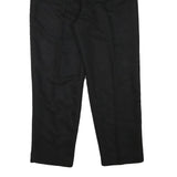 PRIORITY Mens Black Relaxed Trousers W28 L27 Polyester Blend Zip Casual Formal