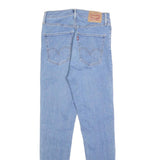 LEVI'S Womens Jeans Blue Slim Skinny Denim Light W24 L30 Cotton Blend Zip