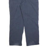 CARHARTT Mens Navy Blue Cotton Blend Relaxed Straight Trousers W40 L36 Workwear