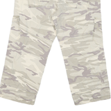 ESPRIT Mens Shorts Beige & Grey Camouflage Cargo L W36 Comfortable Fit