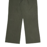LAUREN RALPH LAUREN Womens Cotton Green Regular Straight Trousers W26 L25