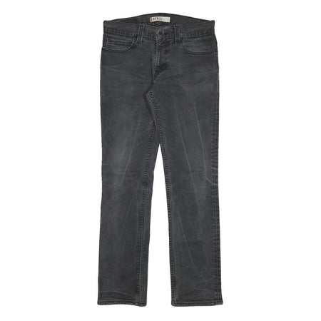 LEVI'S 511 Mens Slim Jeans Black Denim W34 L34 Stylish Cotton Blend Zip Closure